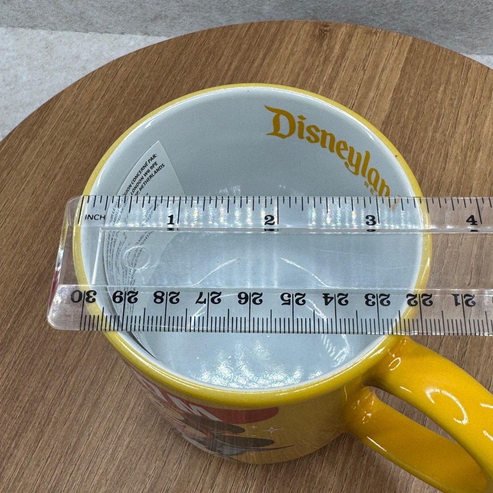 Disney Minnie Mouse Mom Disneyland Mug 17oz Yellow Disneycore Souvenir Castle - Picture 6 of 8